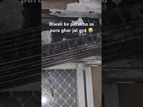 Diwali vlog, diwali ke din pura ghar jal gya, noida fire #shorts #minivlog #diwalivlog #noidafire