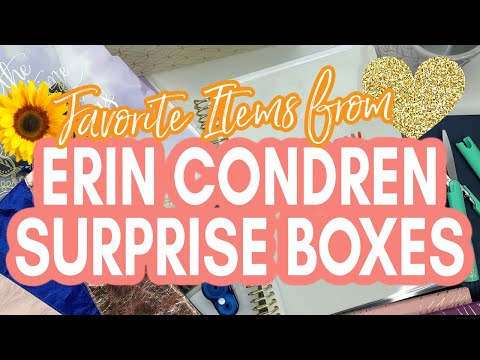 Erin Condren Seasonal Surprise Box Favorite Items #ecsquad