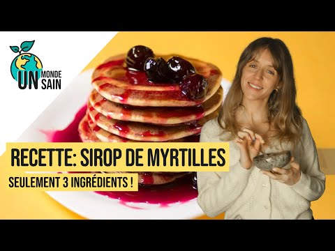 Recette : sirop de myrtilles