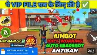 Free Fire Auto Headshot Config File🎯🌠 Macro Aimbot + No Recoil Regedit ‼️ Antiban VIP Script 👽