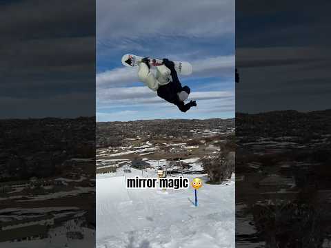 Takeru Otsuka with some mirrored mind-benders at Perisher 😳