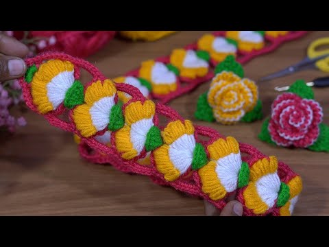 Simple leafy toran patti video #Rose🌹 border pattern #creativesarita #jhalarkipatti in hindi