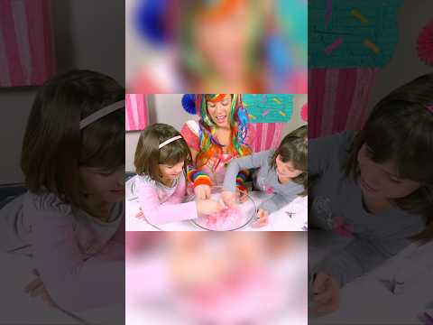 Rainbow Hair Slime Surprise! Princess Lollipop and Twins Have Fun!