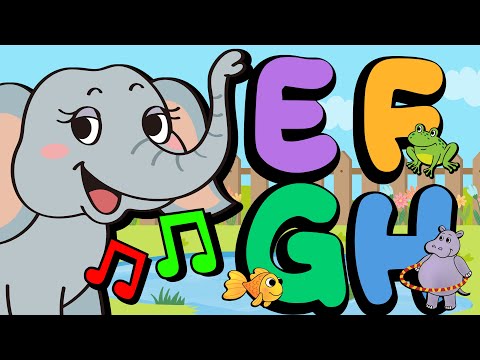 Singing Letters EFGH Fun Phonics Learning Alphabet Song for Kids #alphabetsongforkids