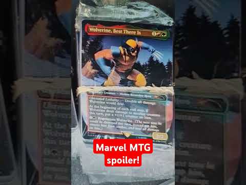 Magic the gathering wolverine spoiler. Marvel spoiler #magicthegathering #mtg #spoiler