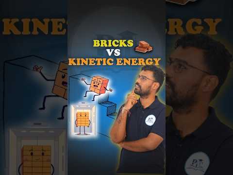 Bricks vs Kinetic Energy.... Lokesh sir #physics #trending #kineticenergy #bricks