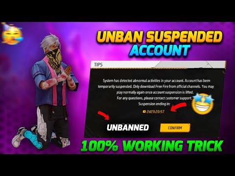 How To Unban Free Fire Suspended Account | Free Fire ID Suspended Problem Solution | Ff ID Unban