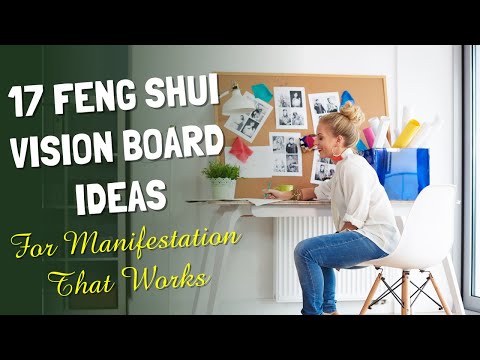 How To Make A Vision Board For Manifestation | 17 Feng Shui Vision Board Ideas #visionboard