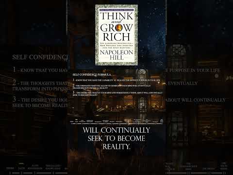 Principle 2 - Faith - Self Confidence Formula #thinkandgrowrich #napoleonhill