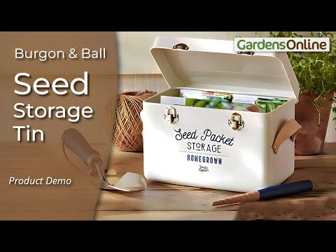 Burgon & Ball Seed Packet Storage Tin