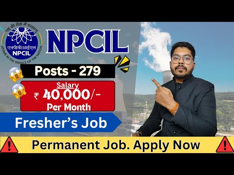 NPCIL Stipendiary Trainee 2024 | Posts - 279 | NPCIL Recruitment 2024