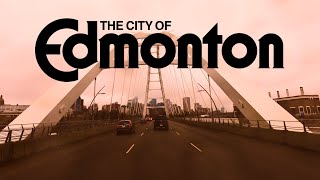 4k driving from YEG Airport to Edmonton Downtown