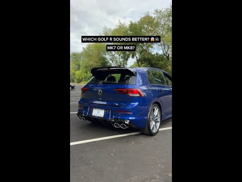 Which Golf R generation sounds better, the MK7 or the MK8?