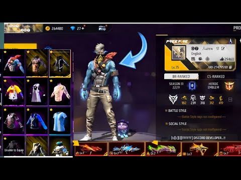 Free Fire Op Account Collection Video Available 🤯 Op Bundle And Gun Collection 😱