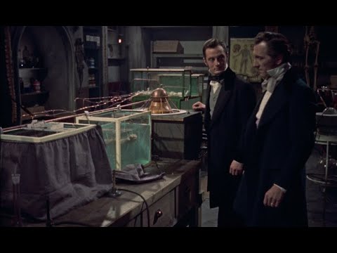 The Revenge Of Frankenstein (1958) - Laboratory Experimentation Of The Brain, Hands And Eyes Scene