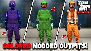 How To Get Multiple Modded Outfits With Colored Joggers In GTA 5 Online!