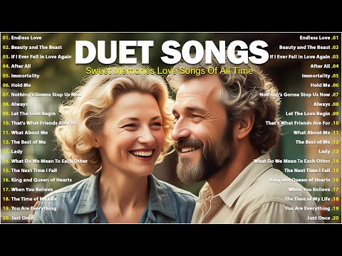 Best Romantic Duet Love Songs 80's 90's🎵Kenny Rogers ,Celine Dion, David Foster || Old Duets