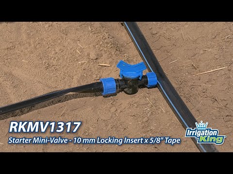 IrrigationKing Drip Tape Starter Mini-Valve Locking Insert | RKMV1317