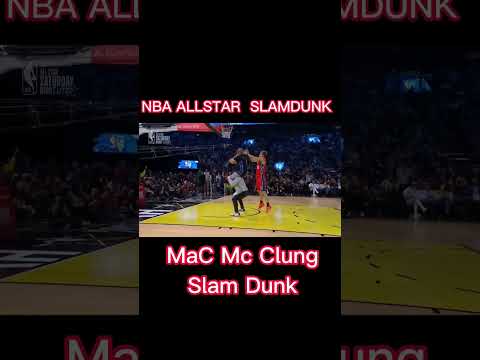 NBA ALL STAR SLAMDUNK 2023 CHAMPION #macmcclung  #youtubeshorts #youtube #nba #shorts #nba