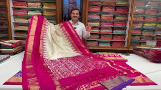 #Srinidhisilks presents festival special pure ikkat & Pochampally sarees 50to80% discount sale