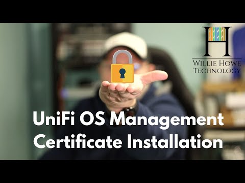 UniFi OS Management SSL Certificate Installation