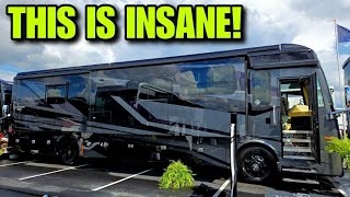 MOST INSANE Class A Motorhome ever! Tiffin Phaeton Midnight Edition