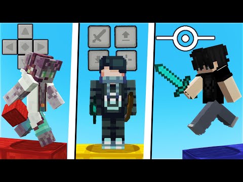 Minecraft BEST New Controls vs Split vs Touch Player