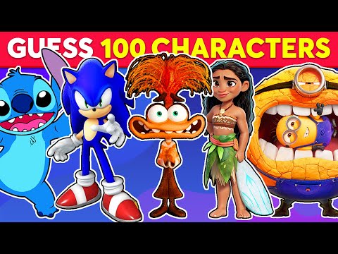 Guess the Character in 3 Seconds | 100 Famous Characters | Daily Quiz