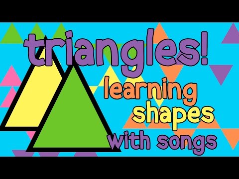 TRIANGLE SONG FOR KIDS – Learn Shapes for Toddlers Shapes for Children Learn Shapes Song