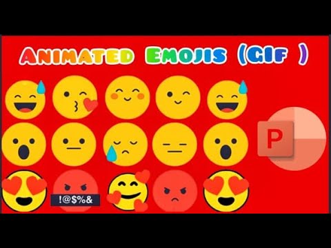 Animated Emojis (GIF) in PowerPoint, Free Download