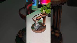 Smoke Fountain Shivling Making 🌸 Diy smoke fountain shivling 🙏 Har Har Mahadev #shorts #short