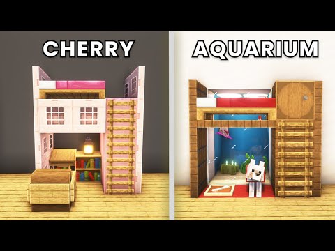 Minecraft: 3 Bunk Bed Designs (Easy)