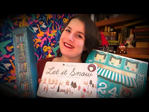 Litjoy mini book Advent calendar, Plum Deluxe & DavidsTea calendars Vlogmas Day 1,2,3 & 4