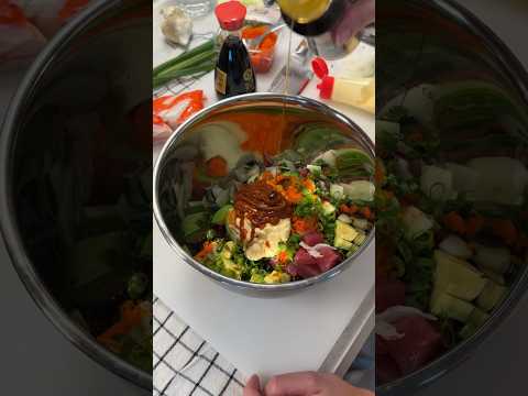 California roll poke #foodland #shorts #cooking #shortsvideo #recipe