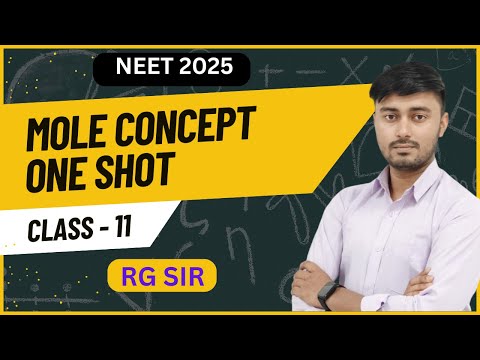 MOLE CONCEPT ONE SHOT #Moleconcept #Neet2025 #JEE2025 #LIVE #CHEMISTRYMAN