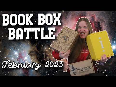 BOOK BOX BATTLE | February 2023 | FairyLoot vs. OwlCrate vs. Illumicrate