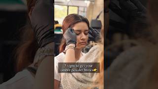 Avneet Getting Her Ombre Powder Eyebrows Done 👀 #avneetkaur #newreel