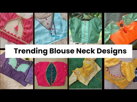 Latest & Trending Blouse designs | Silk Blouse Back Neck Designs | Stylish blouse design 2025