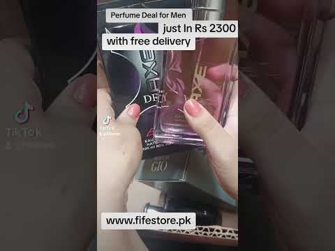 Perfume deal for Men just in Rs 2300 with free DC www.fifestore.pk WhatsApp 03206874667 03344524550