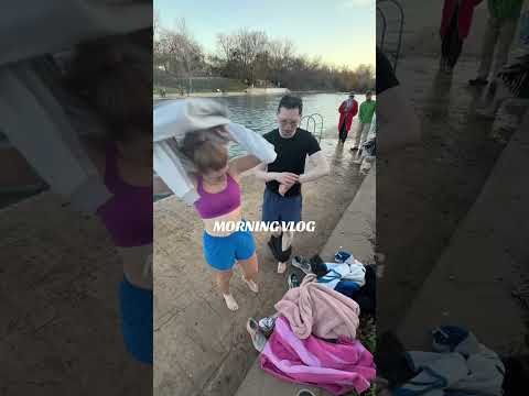 Morning in my life vlog New Year’s Day run and polar plunge Austin Texas #smallbusinessowner