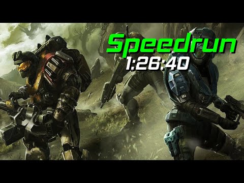 Halo Reach Legendary Speedrun in 1:26:40 | 2 Player COOP with Dyse