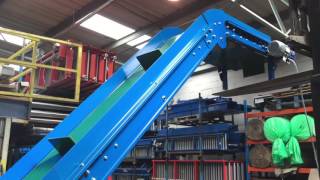 Incline belt conveyors and belt conveyor systems by KBR Conveyor Sections