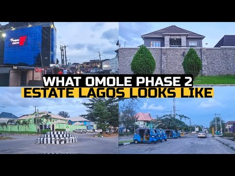 LAGOS NIGERIA |  OMOLE PHASE 2 ESTATE OLOWORA | BEAUTIFUL ESTATE ON THE MAINLAND LAGOS