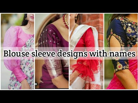 Types of blouse sleeves with names • Trendy blouse designs • STYLE POINT