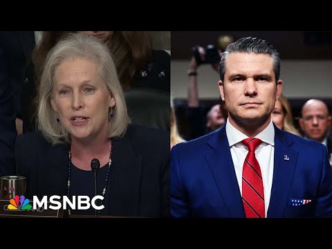 Senator Gillibrand grills Hegseth over comments on women