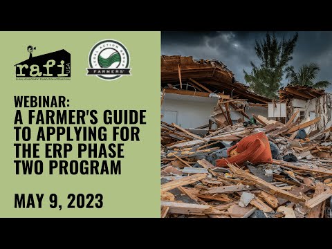 Webinar: A Farmer's Guide to Applying for the ERP Phase 2 Program