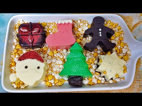 Christmas Chocolate Recipe | Festival Special | क्रिसमस स्पेशल चॉकलेट | 6 Unique Chocolates |