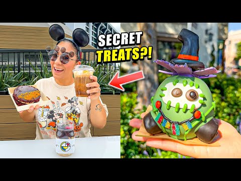 😱 (SECRET MENU!) NEW Halloween Time Foods At The DISNEYLAND RESORT! | Updates, Merch, Rides + MORE!