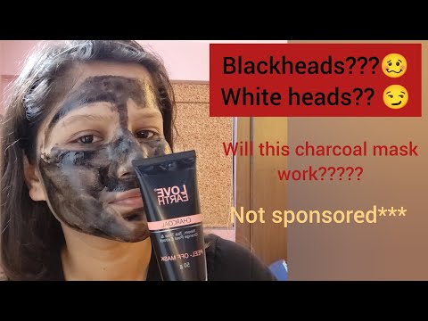 how to remove blackheads at home?| Love earth charcoal peel mask honest review| Not sponsored**|