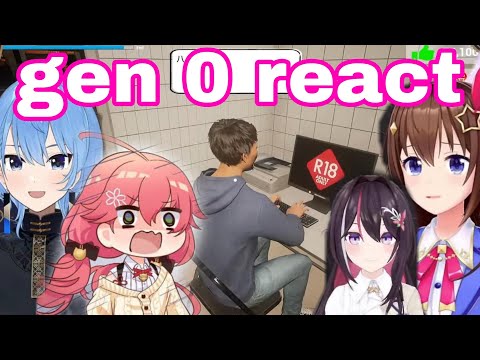 Sakura Miko Suisei Azki And Tokino Sora React To R 18 | I'm Part Timer Worker [Hololive/Sub]